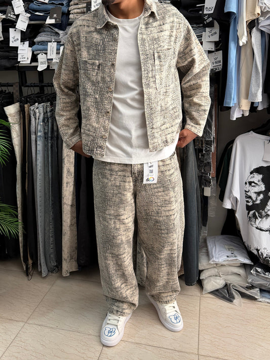 ENSEMBLE IMMPREMIE Crocodile
