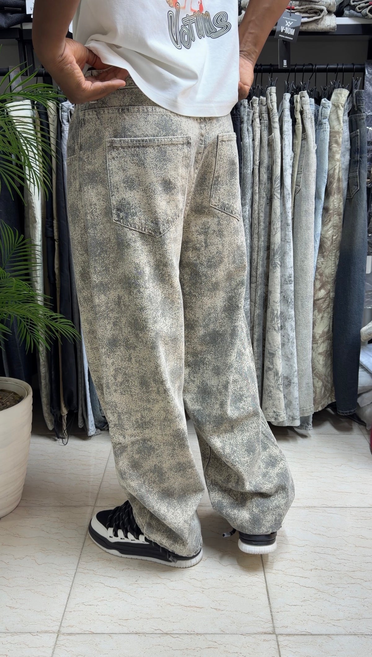 Super BAGGY Doré tacheté