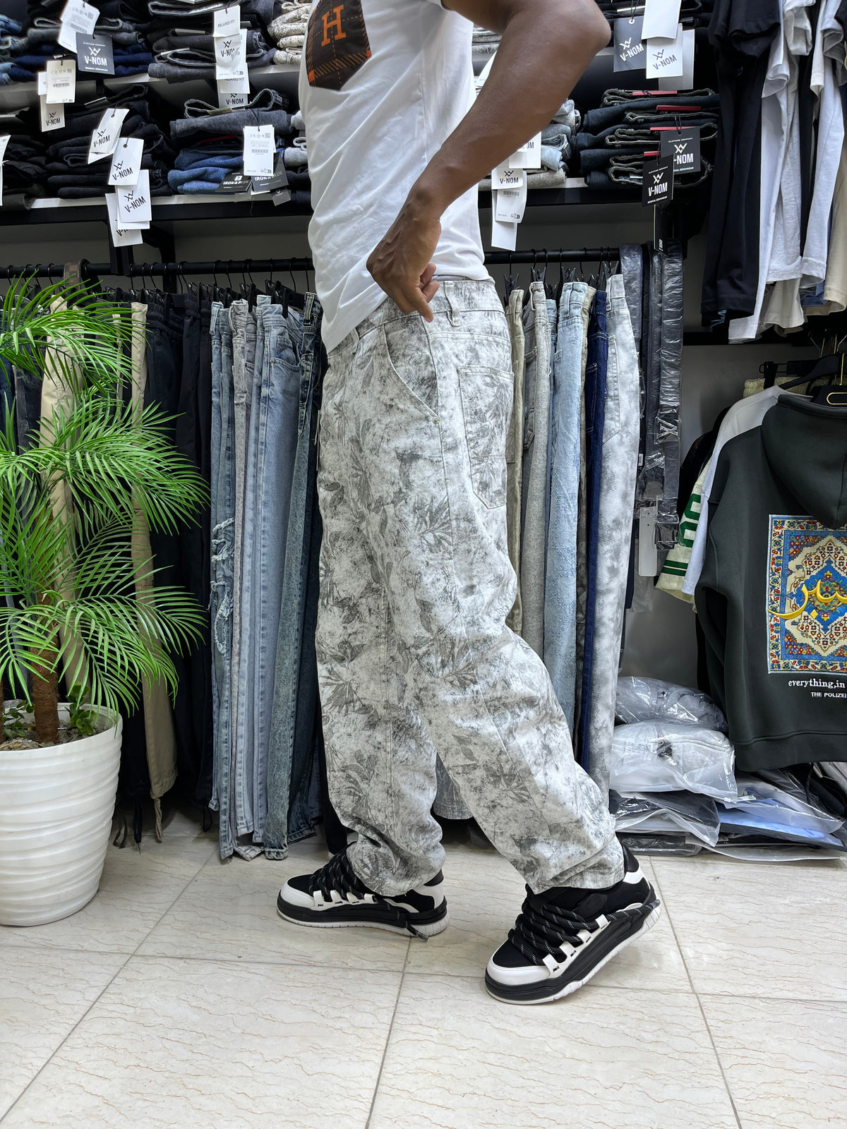 BAGGY JEAN IMMPREMIE ARBRE