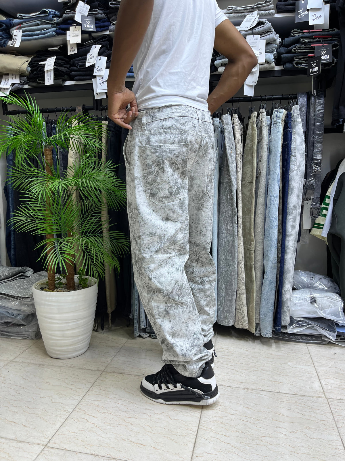 BAGGY JEAN IMMPREMIE ARBRE