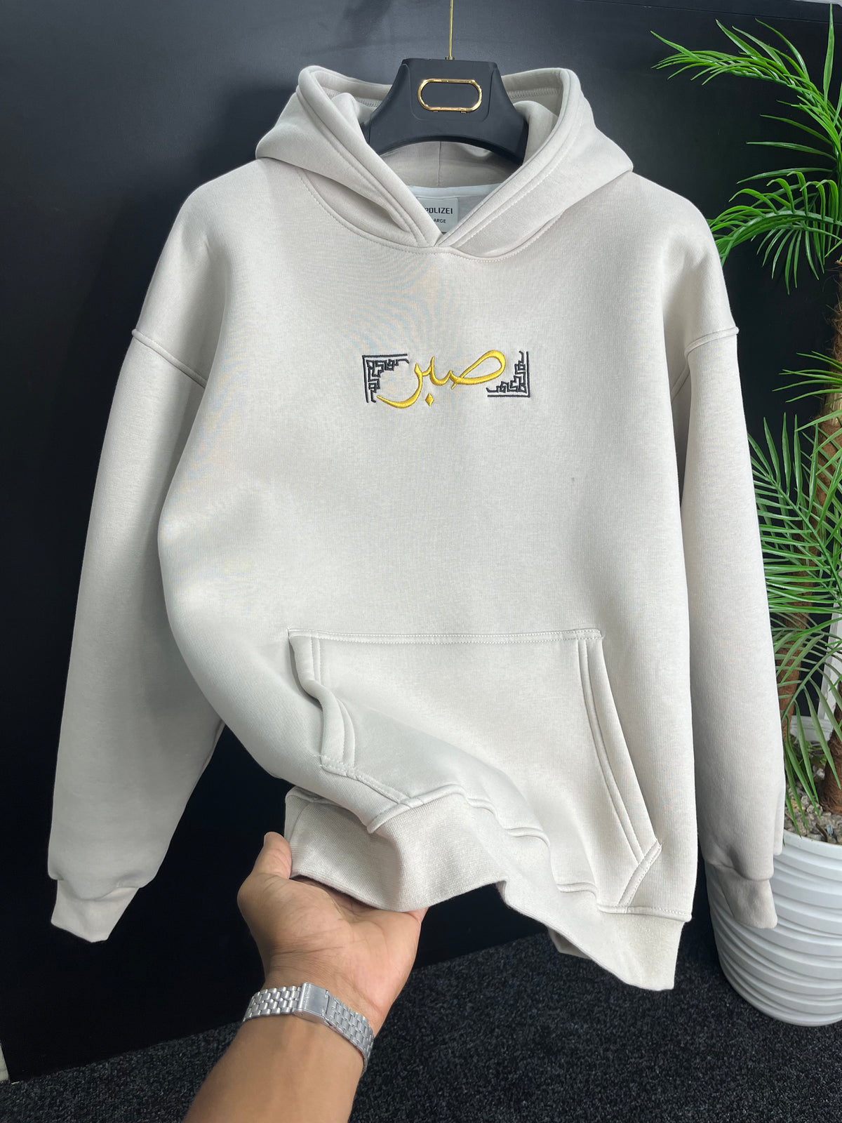 HOODIE SBER OVERSIZE ECRU