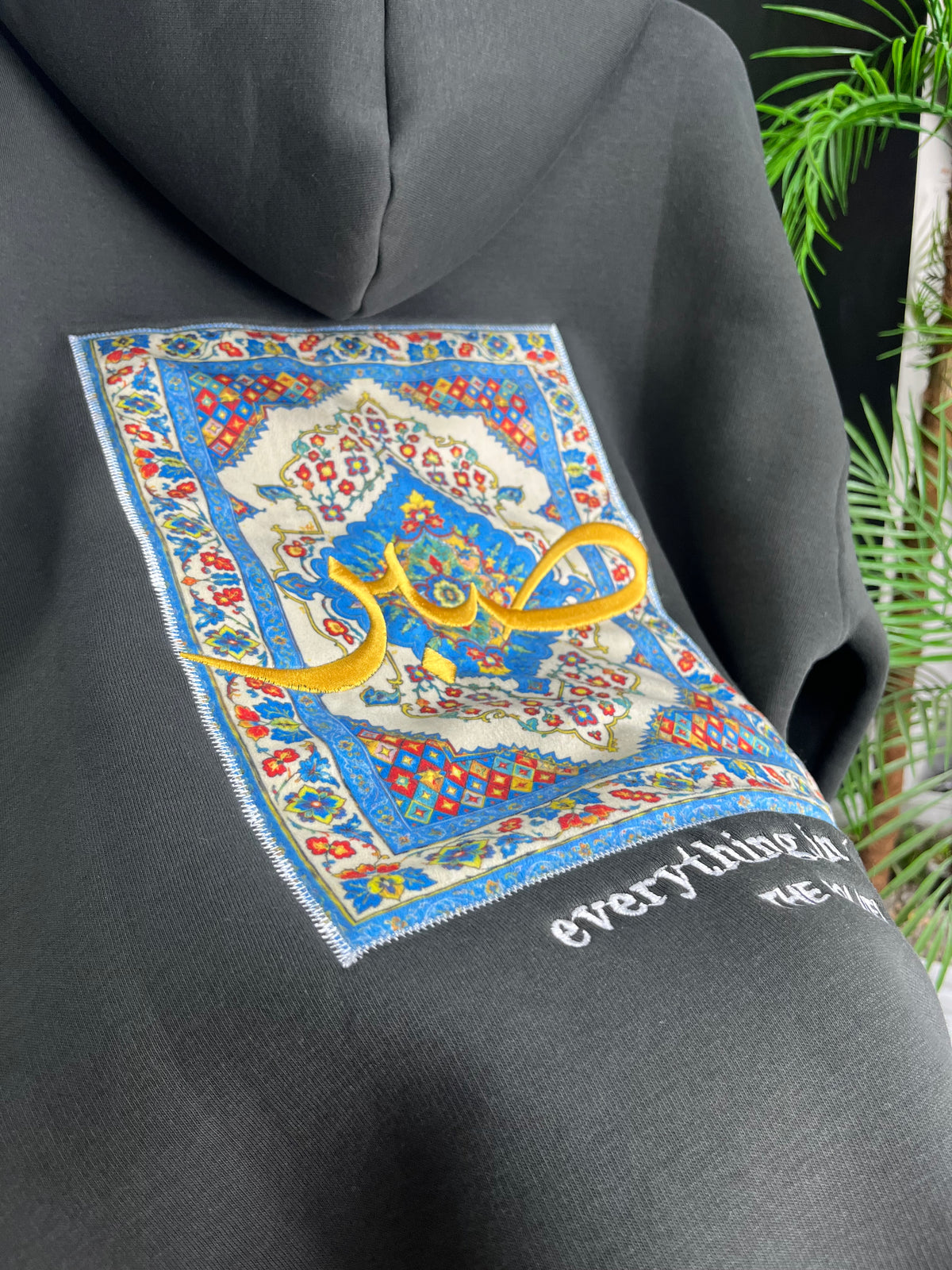 HOODIE SBER OUVERSIZE VERT FONCE