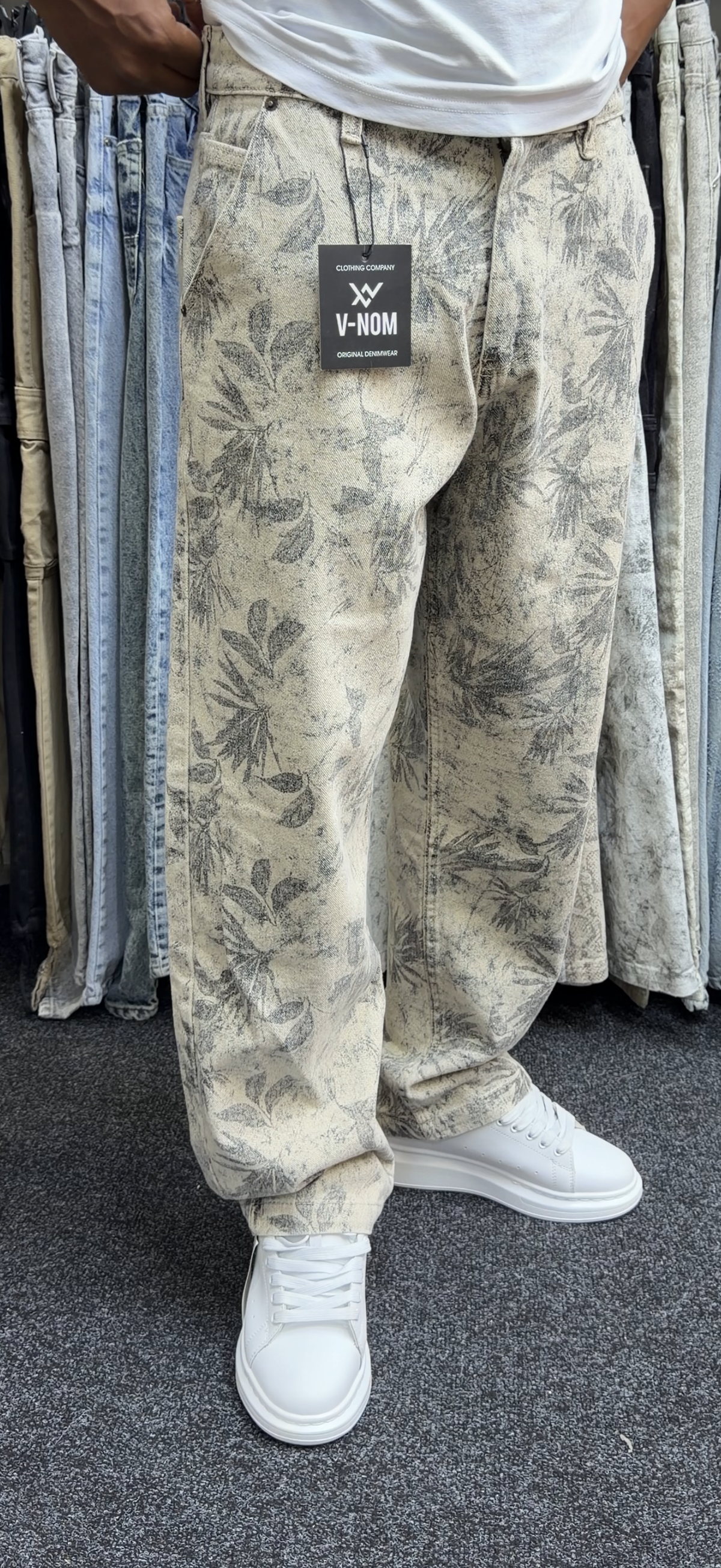 BAGGY JEAN IMMPREMIE ARBRE A