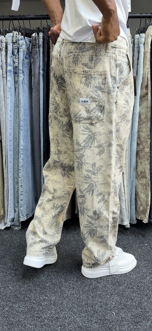 BAGGY JEAN IMMPREMIE ARBRE A