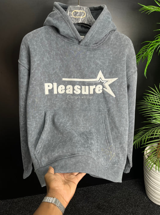 HOODIE CROP GRI